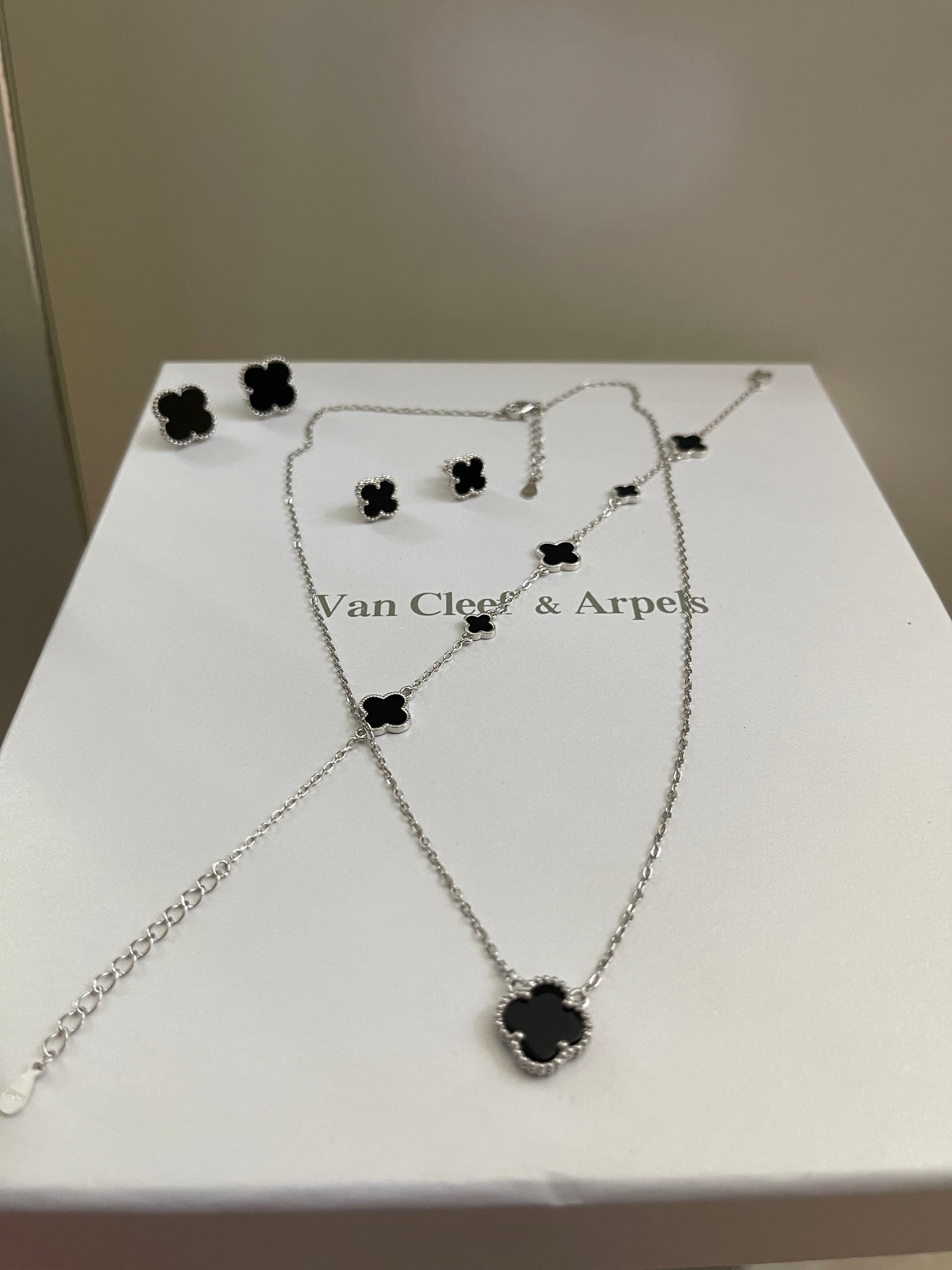 Set estilo Van Cleef & Arpels - Plata