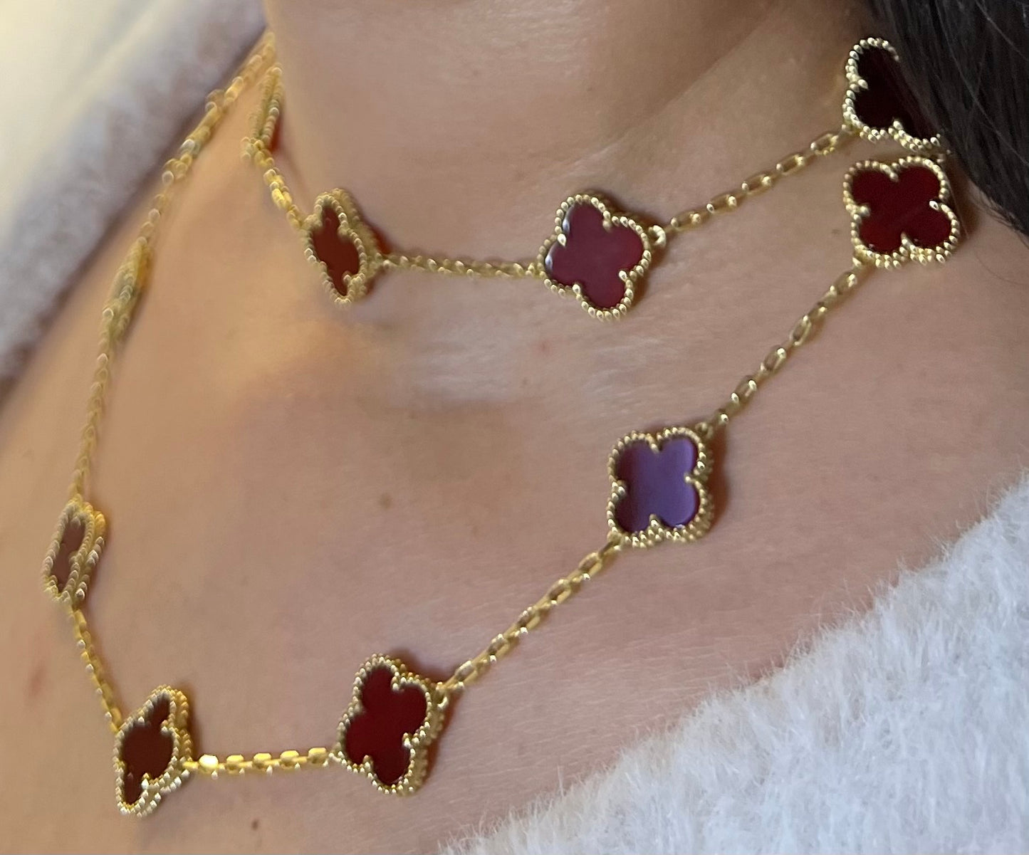 Collar Van Cleef doble