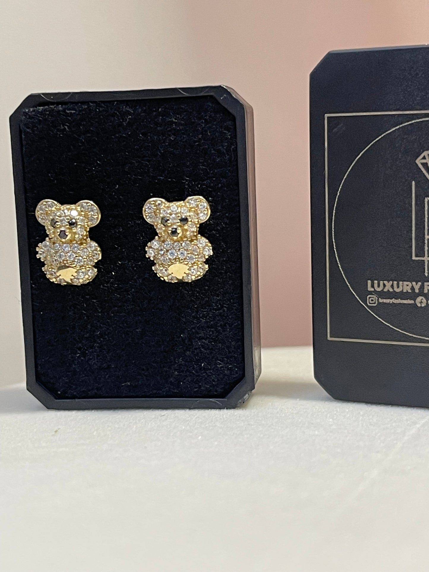 Aretes de Osito Oro 10KT