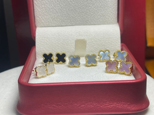 Aretes Estilo Van Cleef & Arpels