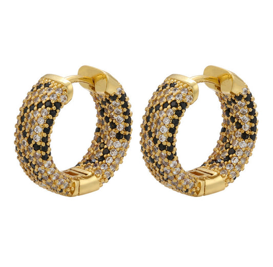 Argollas Animal Print pequeña