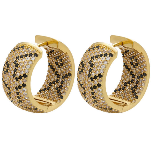 Argollas Animal Print