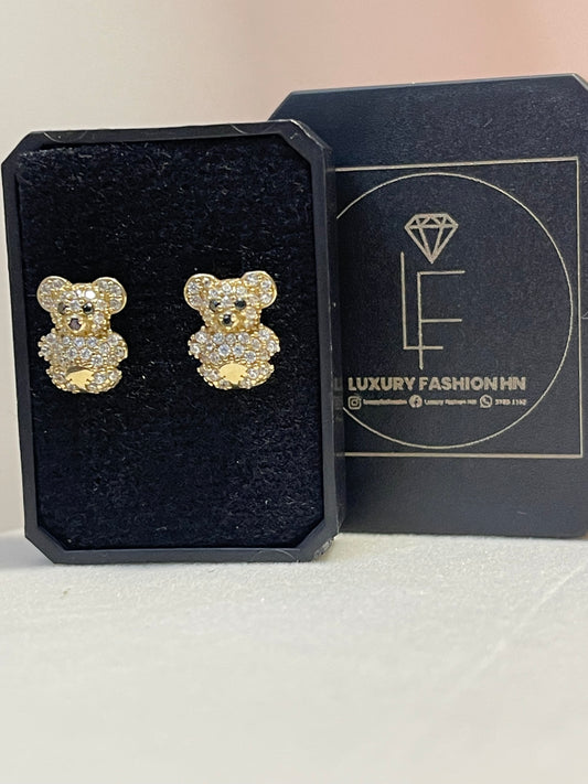 Aretes de Osito Oro 10KT