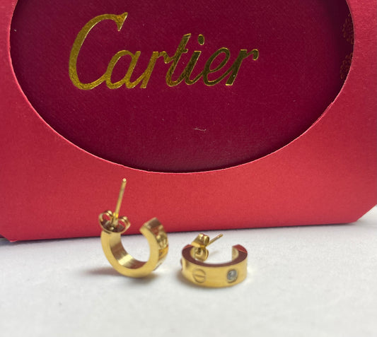 Argollas Cartier Media Luna