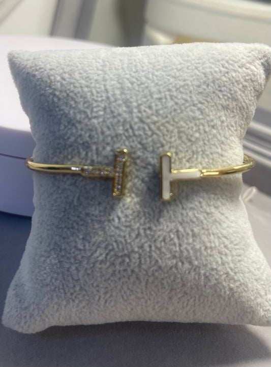 Brazalete Tiffany & Co.  Blanco