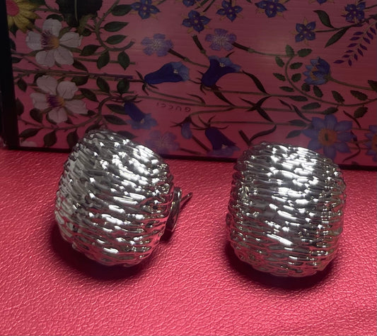 Aretes Plateado