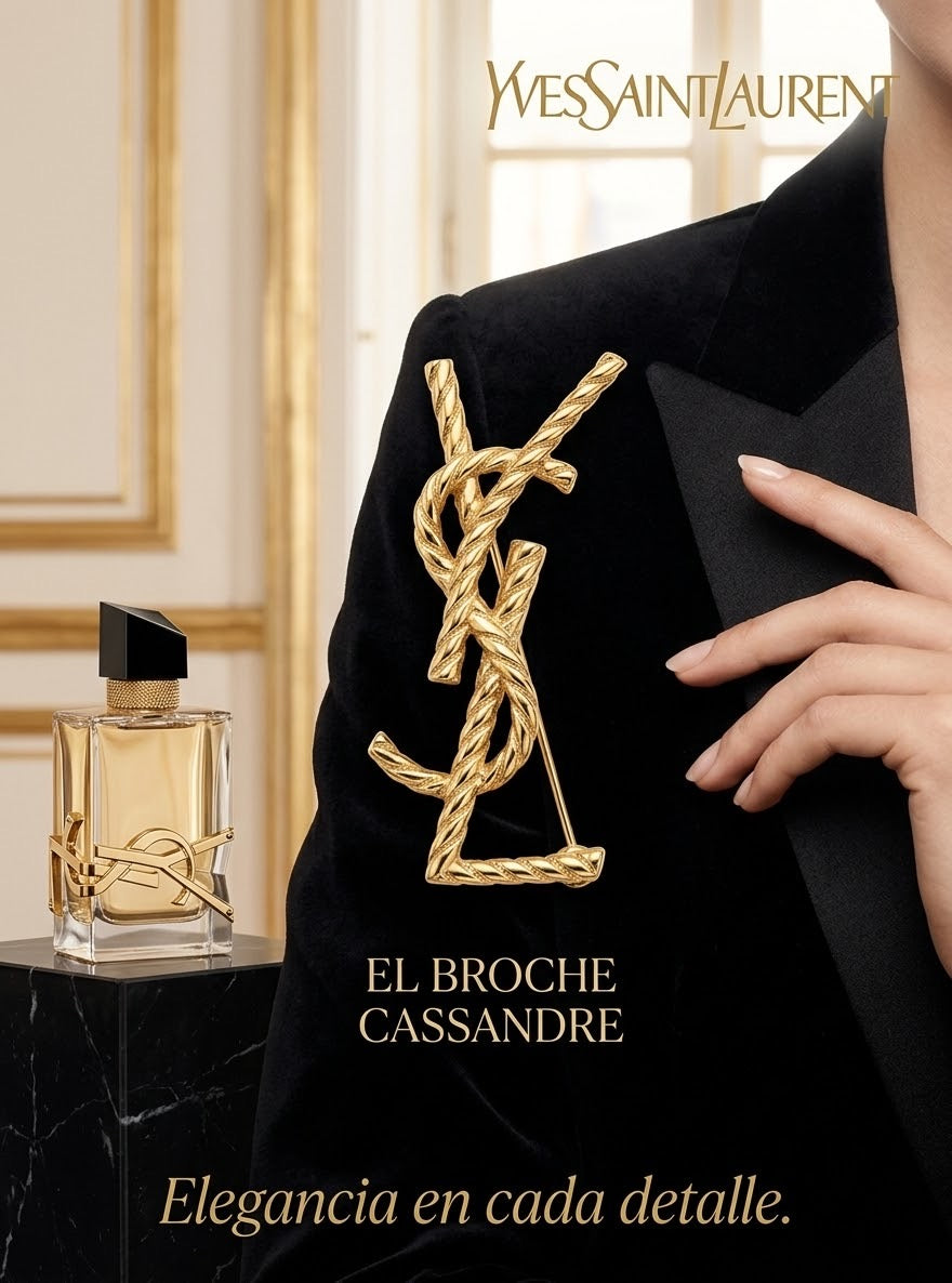 Broche Yves Saint Laurent