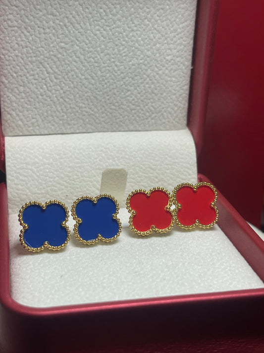 Aretes Estilo Van Cleef & Arpels